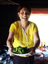 An authentic cooking class with Tin Tin - a Myanmar local.